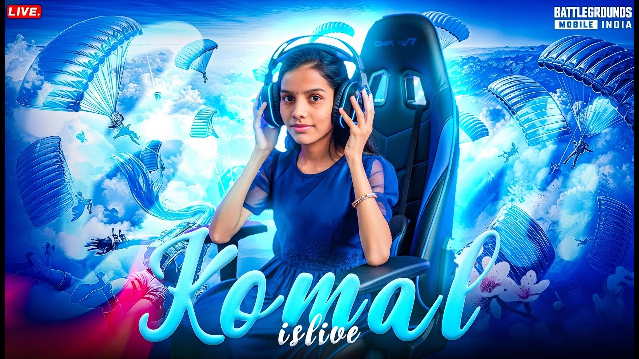 BGMI LIVE TEAMCODE W SUBS ✨ KOMAL YT #shortsfeed #bgmi #shortslive #trending #viral