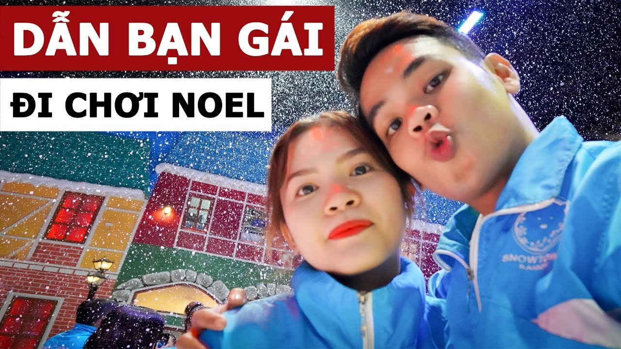 1 ng&agrave;y dẫn bạn g&aacute;i đi chơi Noel (Oops Banana Vlog #87)
