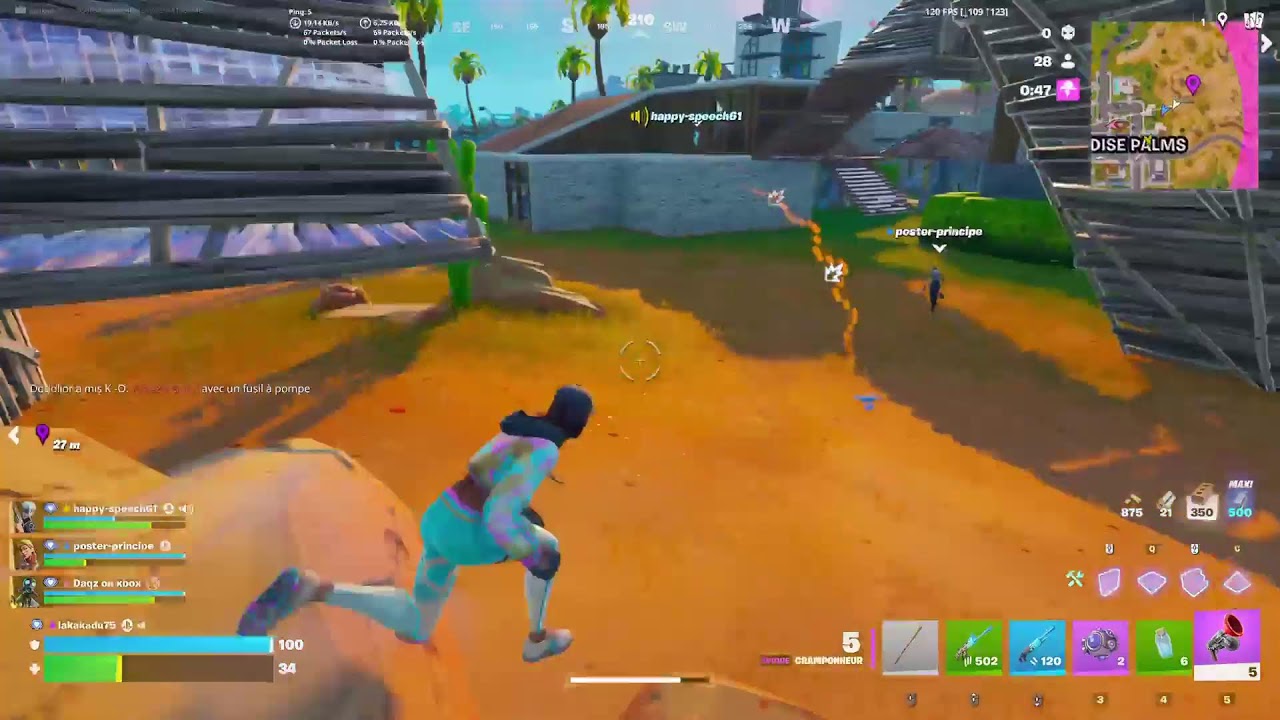 Live fortnite classe on jouent ensemble