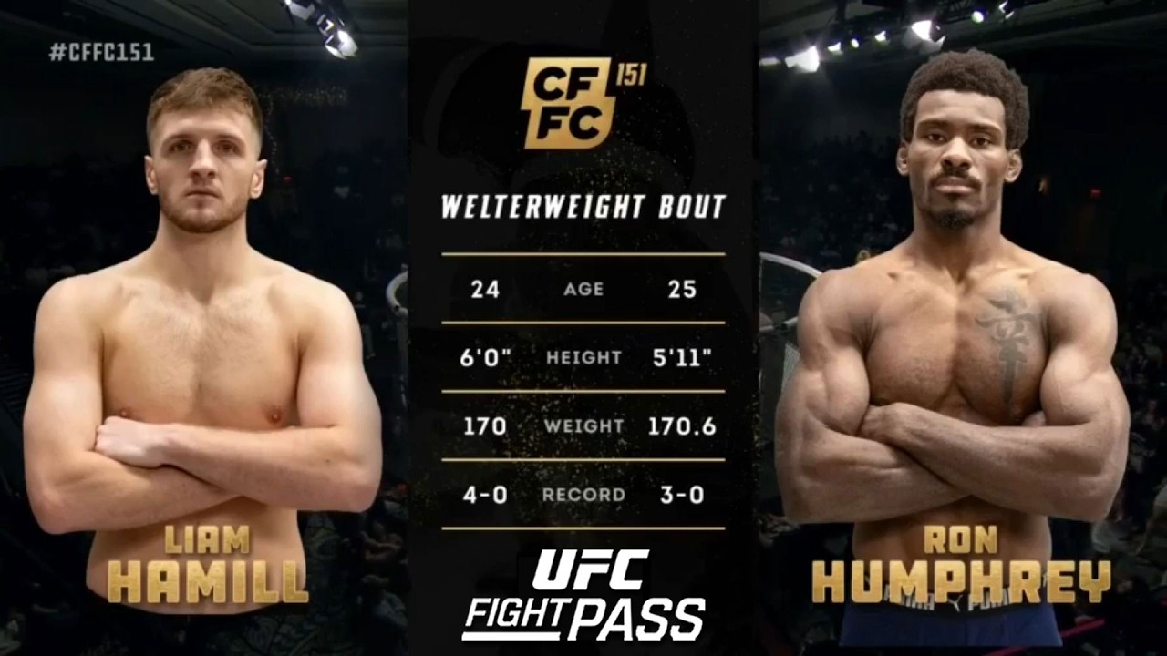 CFFC 151: Liam Hamill vs Ronald Humphrey | March 13, 2026