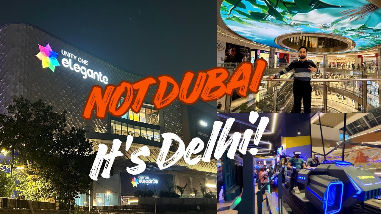 Exploring Delhi&rsquo;s Most Stylish Mall | Unity One Elegante Mall NSP Vlog
