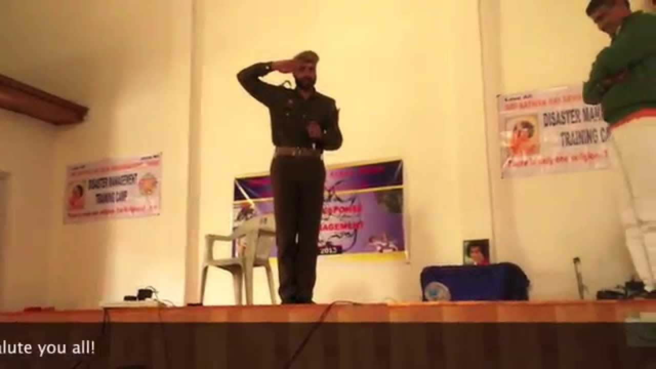 Sathya Sai Disaster Management Trains Jammu & Kashmir Armed Police Force