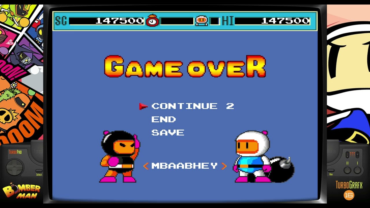Bomberman (TurboGrafx-16/1991) Gameplay 4K #3