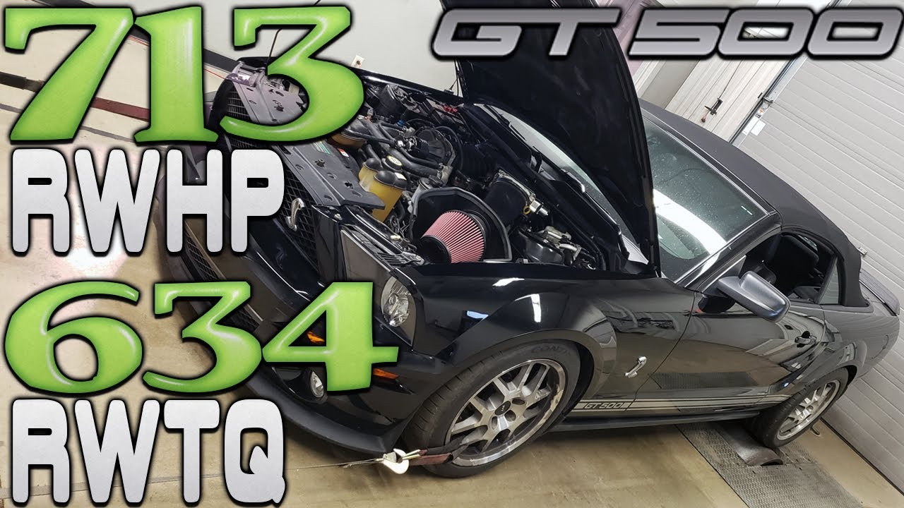 2009 Mustang GT500 (VMP SUPERCHARGER) Dyno & Review NICE UPGRADE @ BRENSPEED!