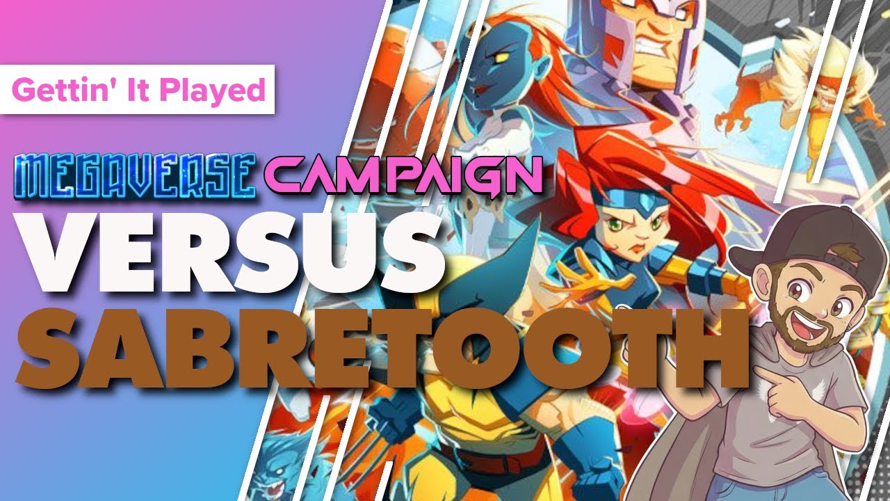 Marvel United Megaverse Campaign vs. Sabretooth | Game #13 X-Men