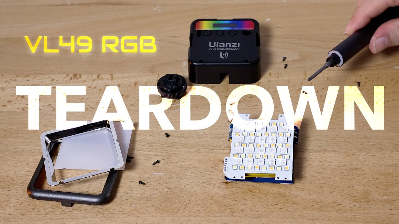 Ulanzi VL49 RGB Video Light - Teardown