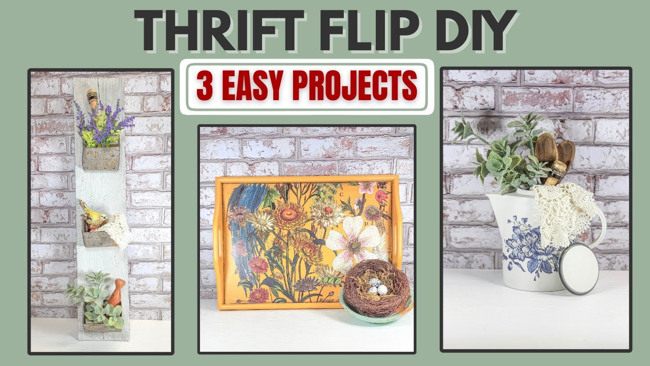 Thrift Flip DIY for Beginners | Milk Paint, Dixie Belle & IOD Transfer Projects