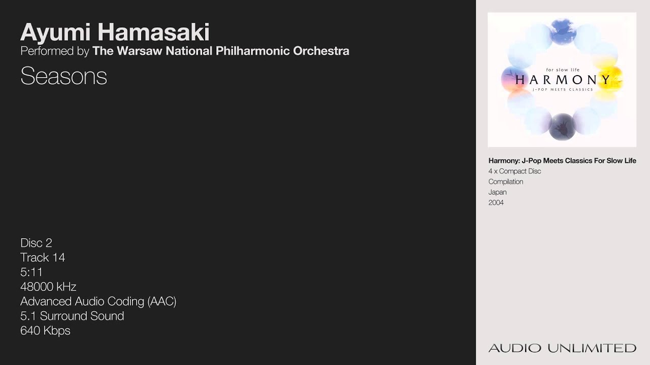 Ayumi Hamasaki & The Warsaw National Philharmonic Orchestra - Seasons