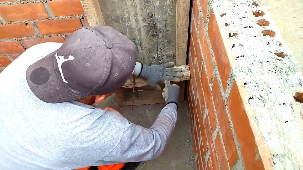 encofrado de columna  40x30 con pinto   fácil y práctico