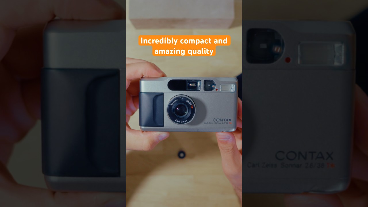 This camera is a monster #contaxt2 #filmphotography #photography #filmcamera