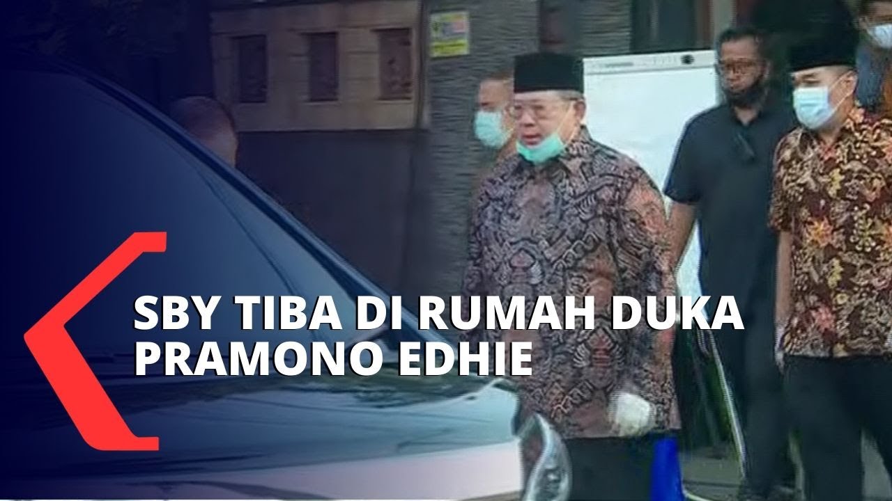 SBY Tiba di Rumah Duka Pramono Edhie Wibowo