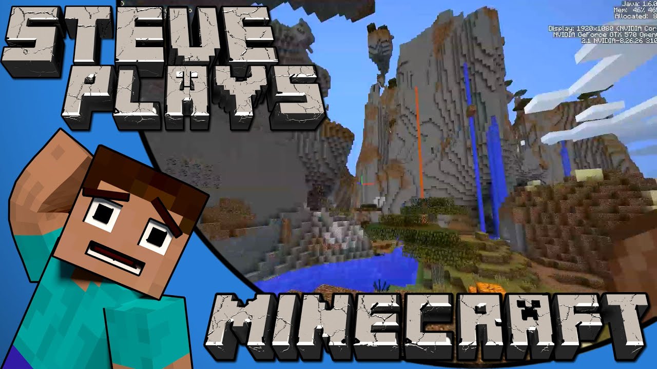 Steve Playz Minecraft : Ep 1 :  The Perfect Spawn!!
