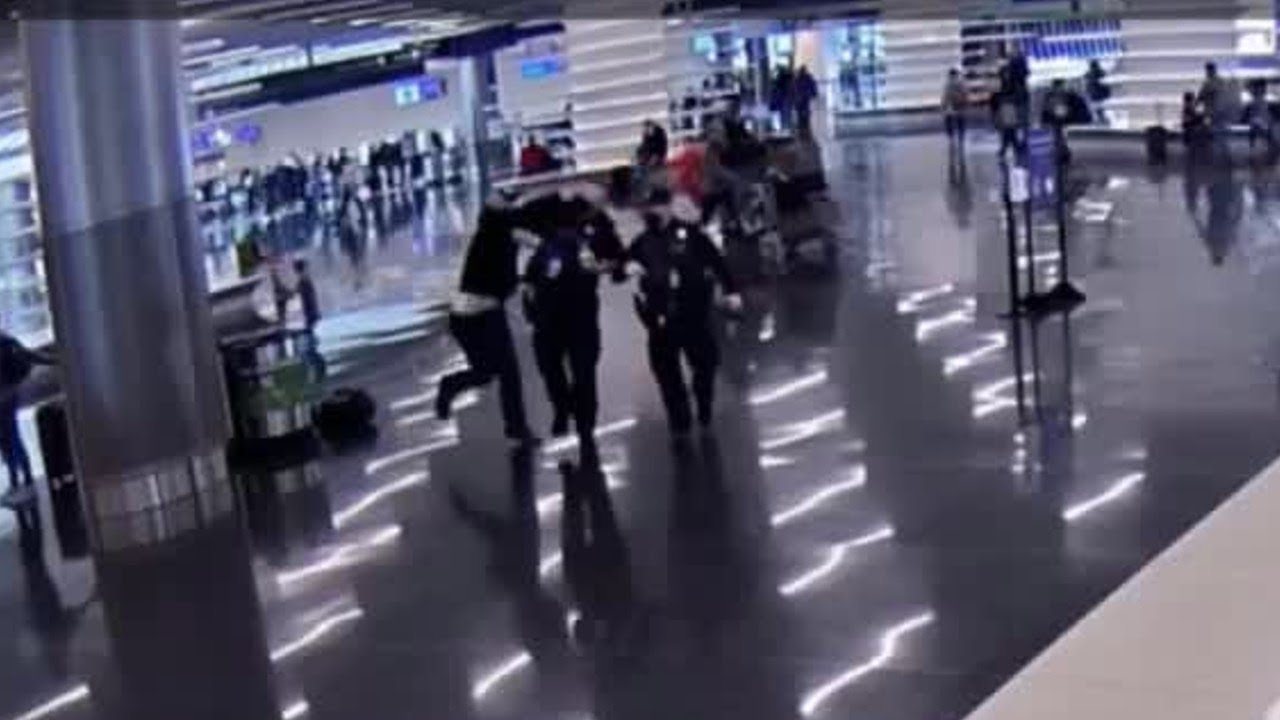 Shocking video shows officers attacked at SLC Int'l Airport