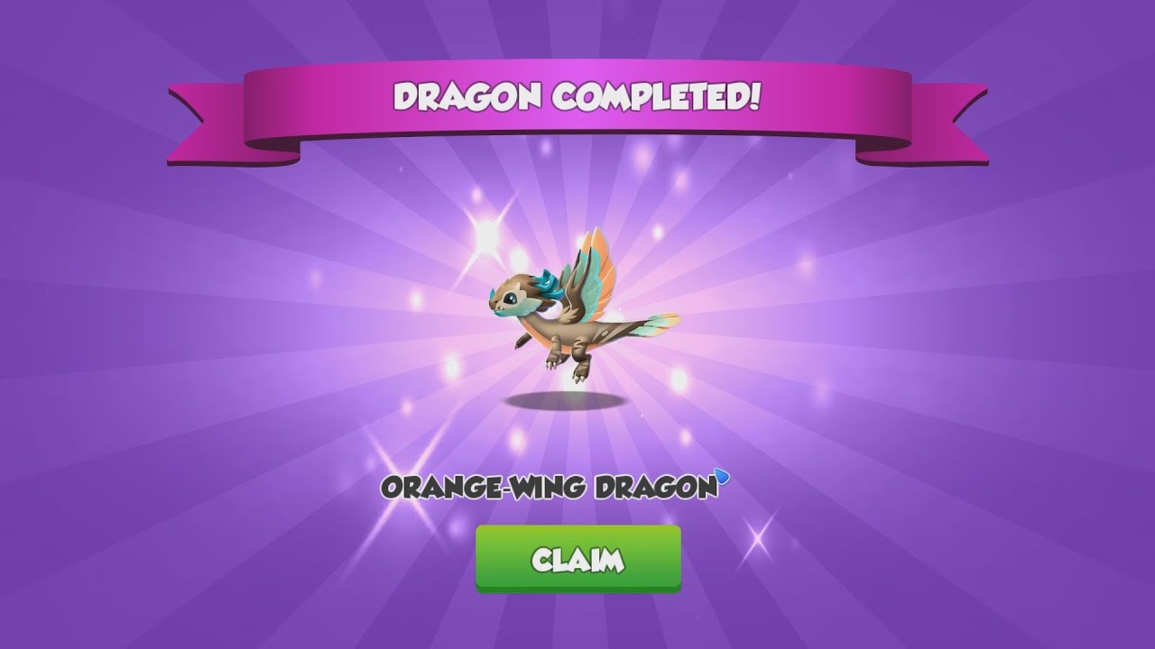 #DML I got ORANGE-WING DRAGON - Dragon Mania Legends