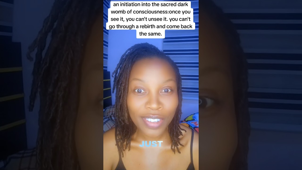 An initiation into the sacred womb of consciousness 