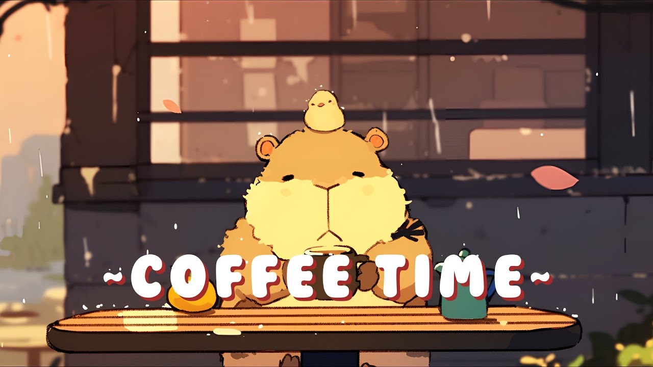 [60 Minutes] Capybara Lofi Collection | Cozy Japanese Lofi Mix 🦫 🌙 📖