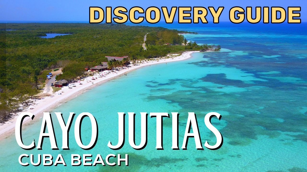 Cayo Jutias (Cuba) cayo selvaggio visto dal drone