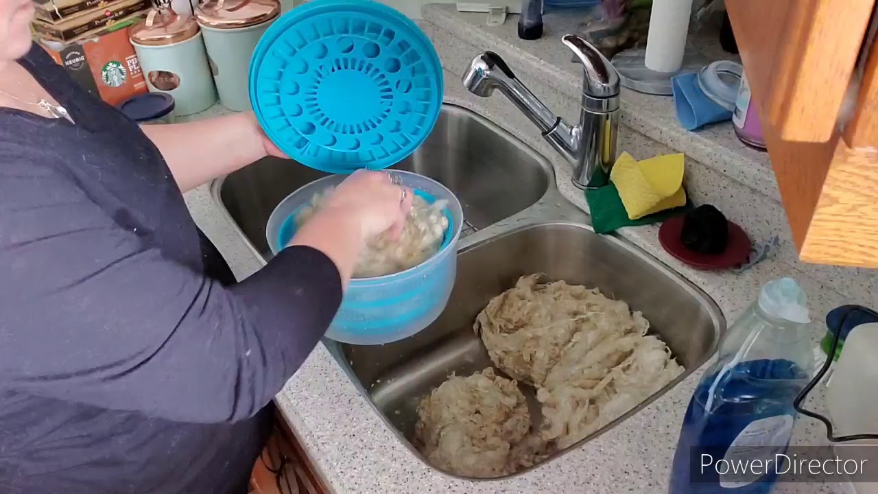 Washing fleece
