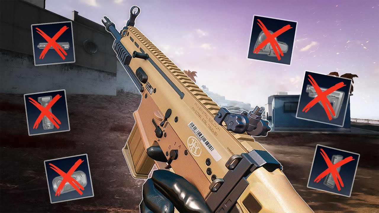 SCAR SEM ACESSÓRIOS & SKIN NO BLOOD STRIKE! ❌ (DESAFIO)