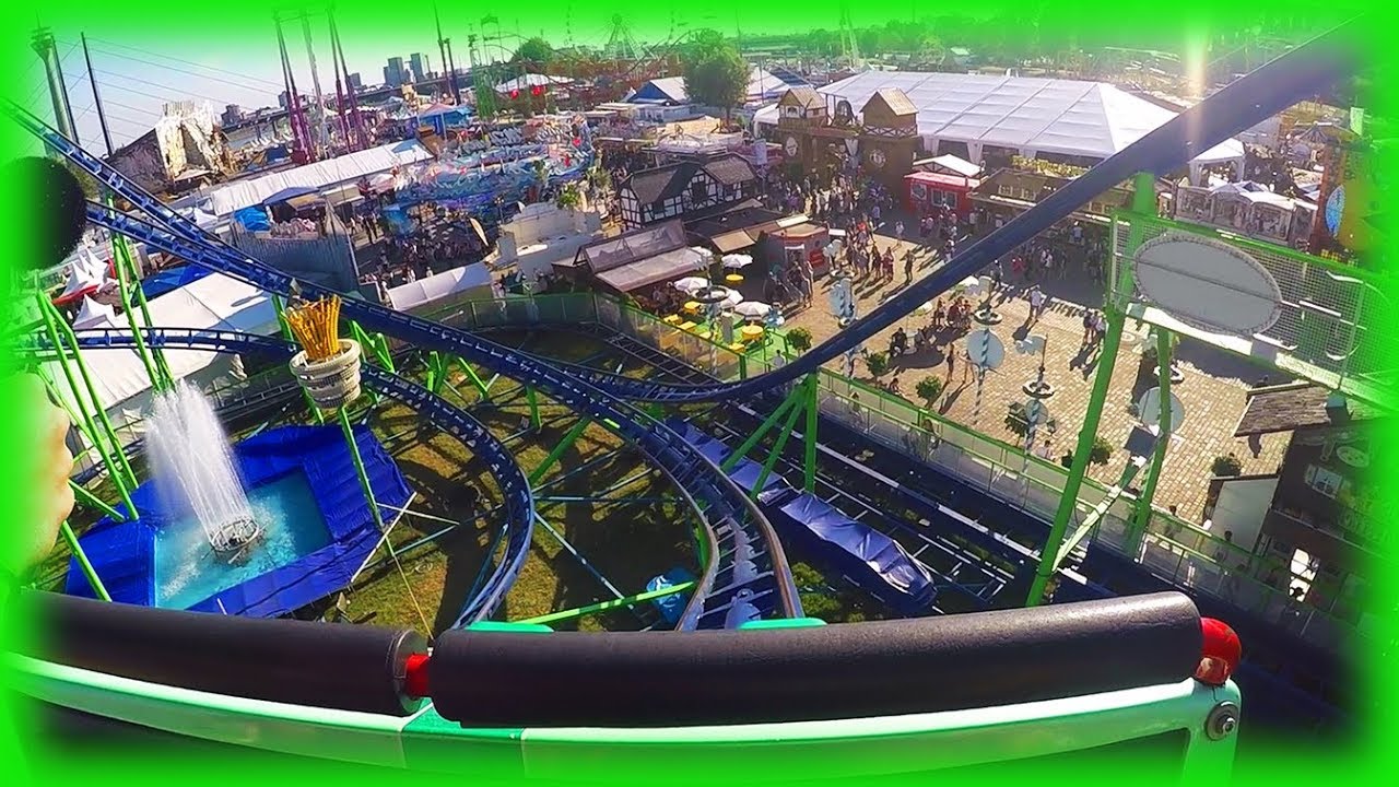 Alpina Bahn (Bruch) - Onride POV - Rheinkirmes D&uuml;sseldorf 2018 | Achterbahn