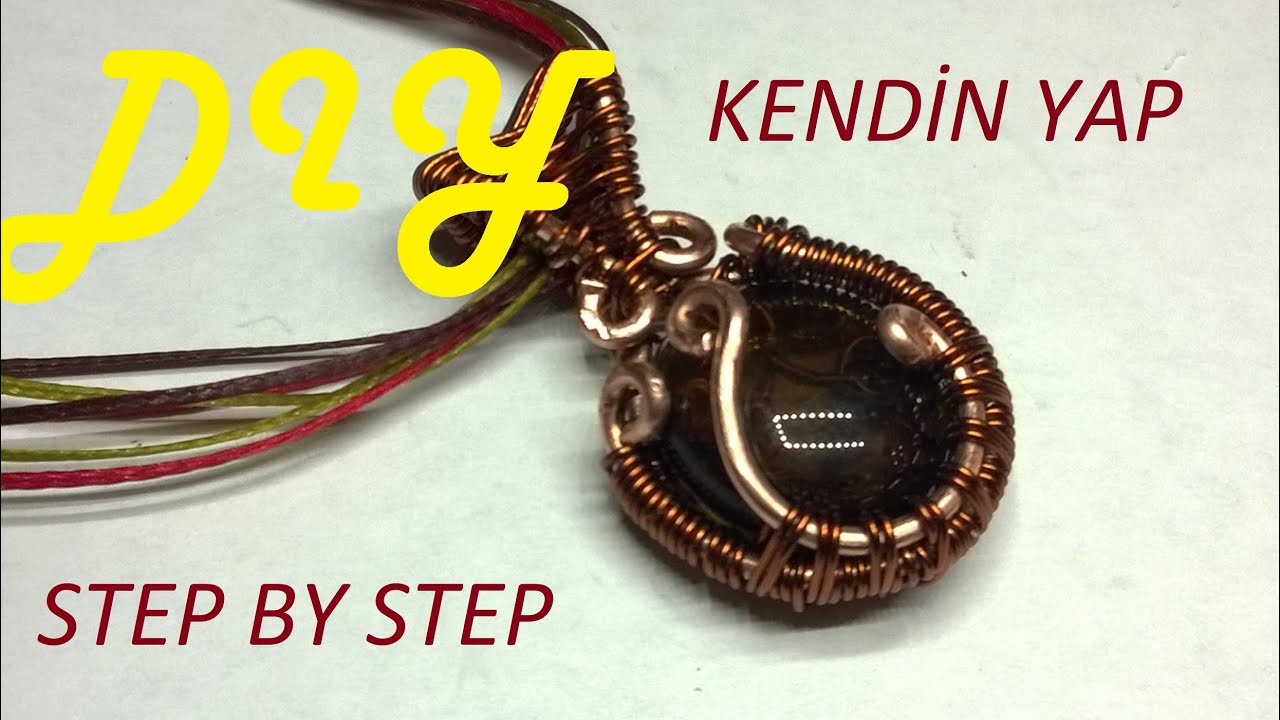 КАК СДЕЛАТЬ Ожерелье из медной проволоки