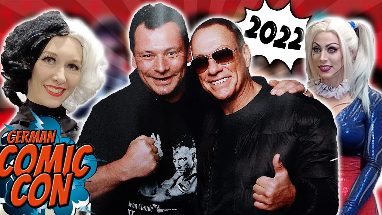 So COOL waren VAN DAMME & COSPLAYS auf der GERMAN COMIC CON DORTMUND 2022