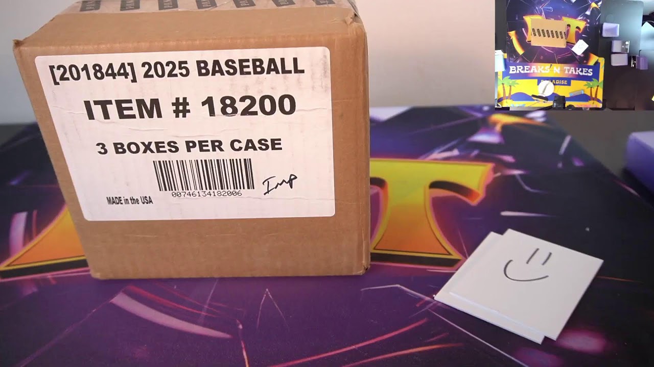 Break #3148: 2025 Panini Impeccable Baseball Hobby Full Case (3 Box) Team Break