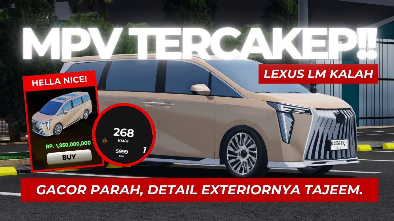 LEXUS LM, Alphard KALAH GANTENG SAMA MOBIL INI. - Tetrachi M8 Hybrid - CDID 2.0