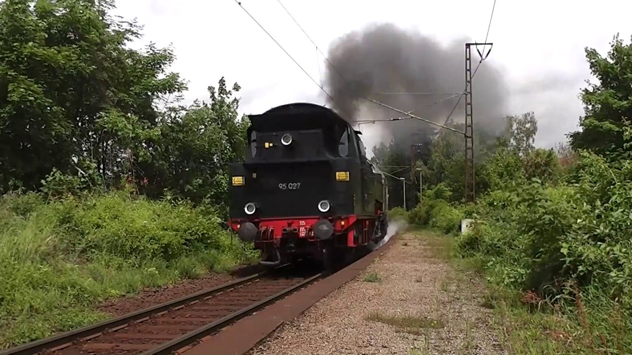 Auspuffschläge auf der Rübelandbahn, 95 027 im Steilstreckendienst