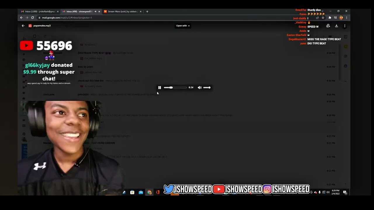 Speed reacts to fan beats 😂