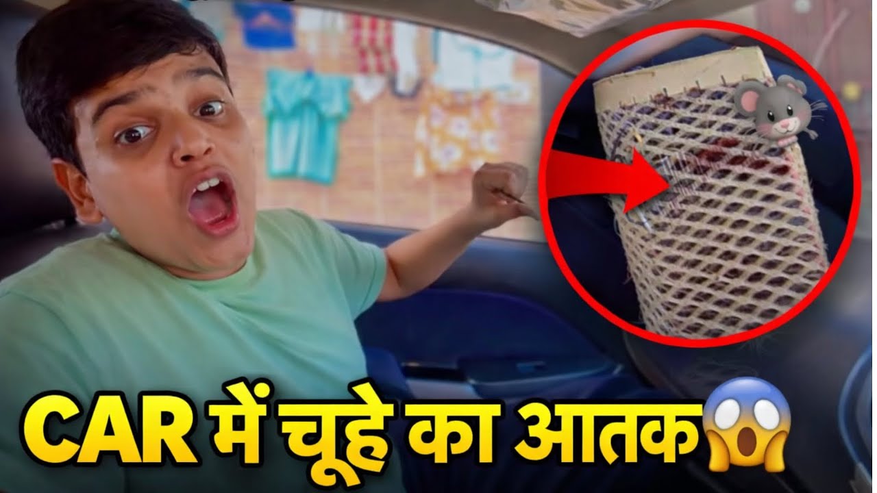 Car में चूहे का आतंक | car se chuha kaise bhagaye | how to protect car from rat | The Raas Vlog 