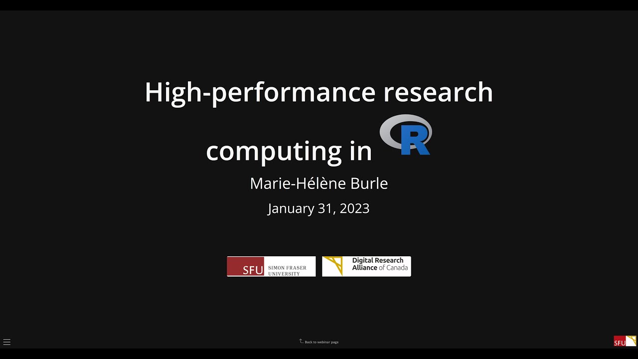 Introduction to high-performance research computing in R