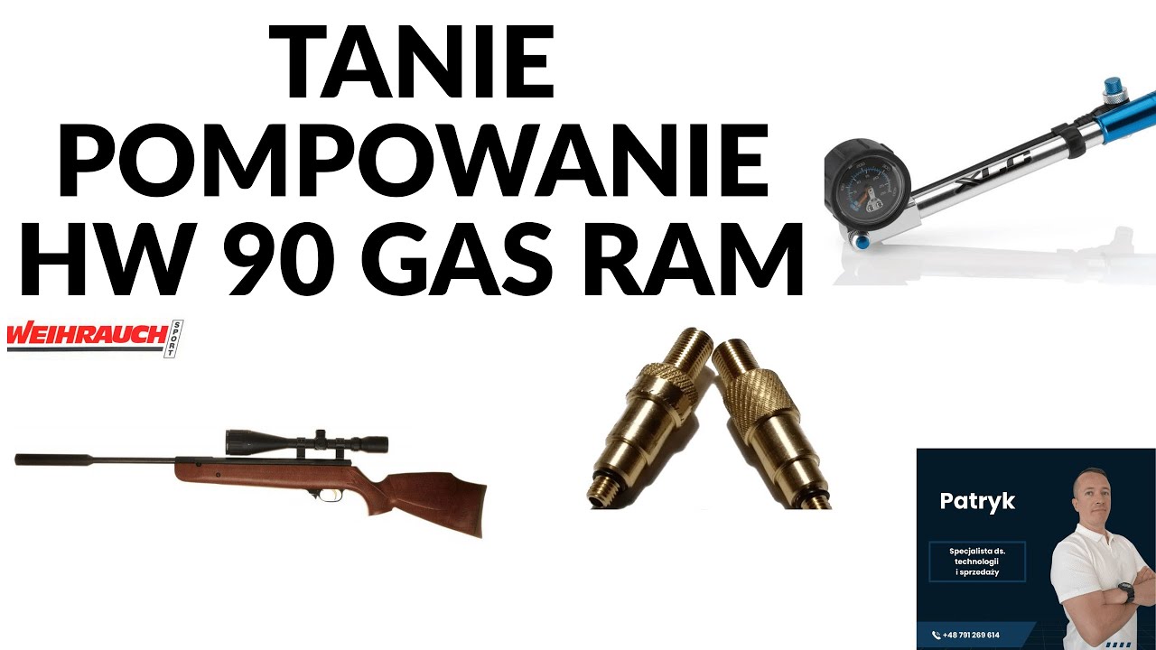 Jak zwiększyć Energię w  GAS RAM ?Jaką pompkę wybrać do GasRam HW 90 ? HATSAN VORTEX jaki kaliber ?