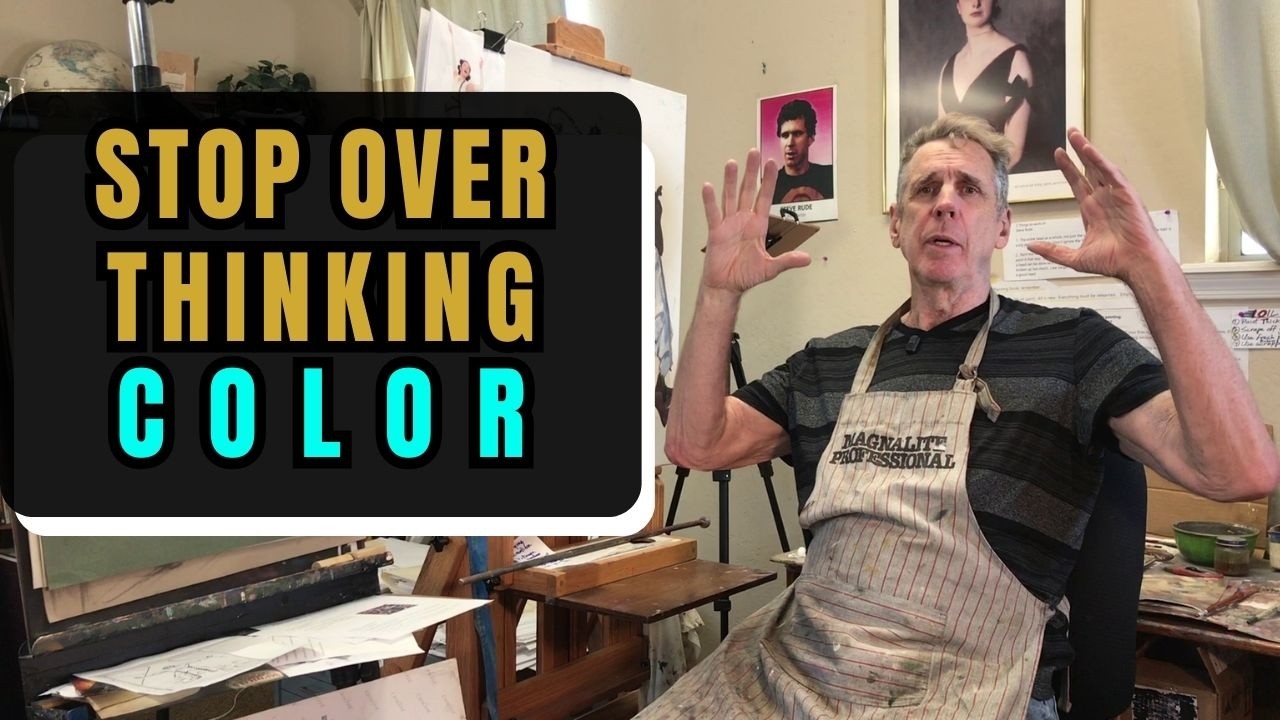 Illustrator Steve Rude Paints a Rockwell-Inspired Oil Painting