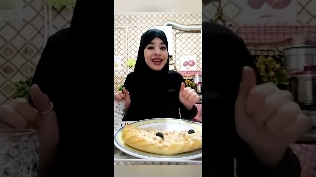 تحدي البيتزا 🥰 كيما طلبتو مني #تحديات #vlog