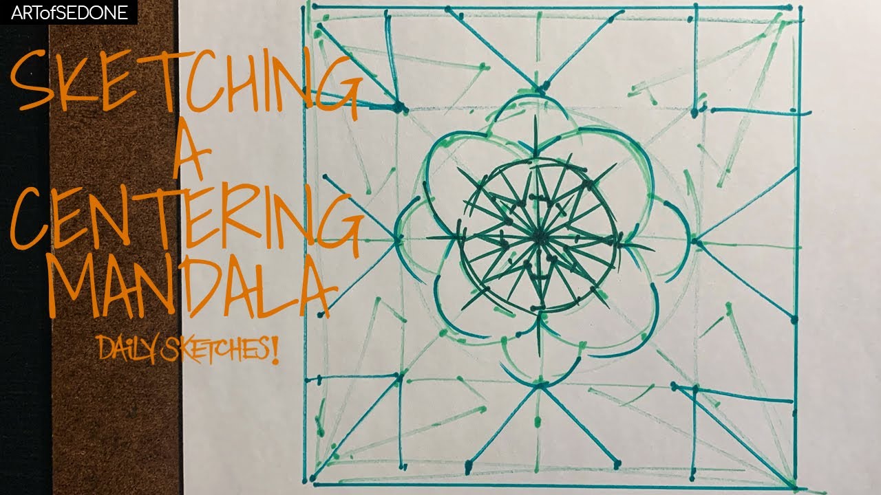 Sketching A Centering Mandala