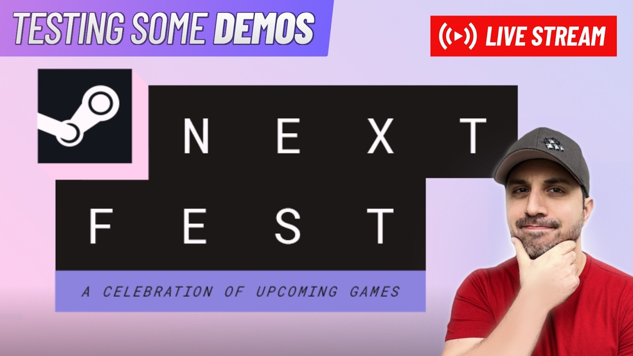 Steam Next Fest! Testing Lots Of New Demos... Support Indie!