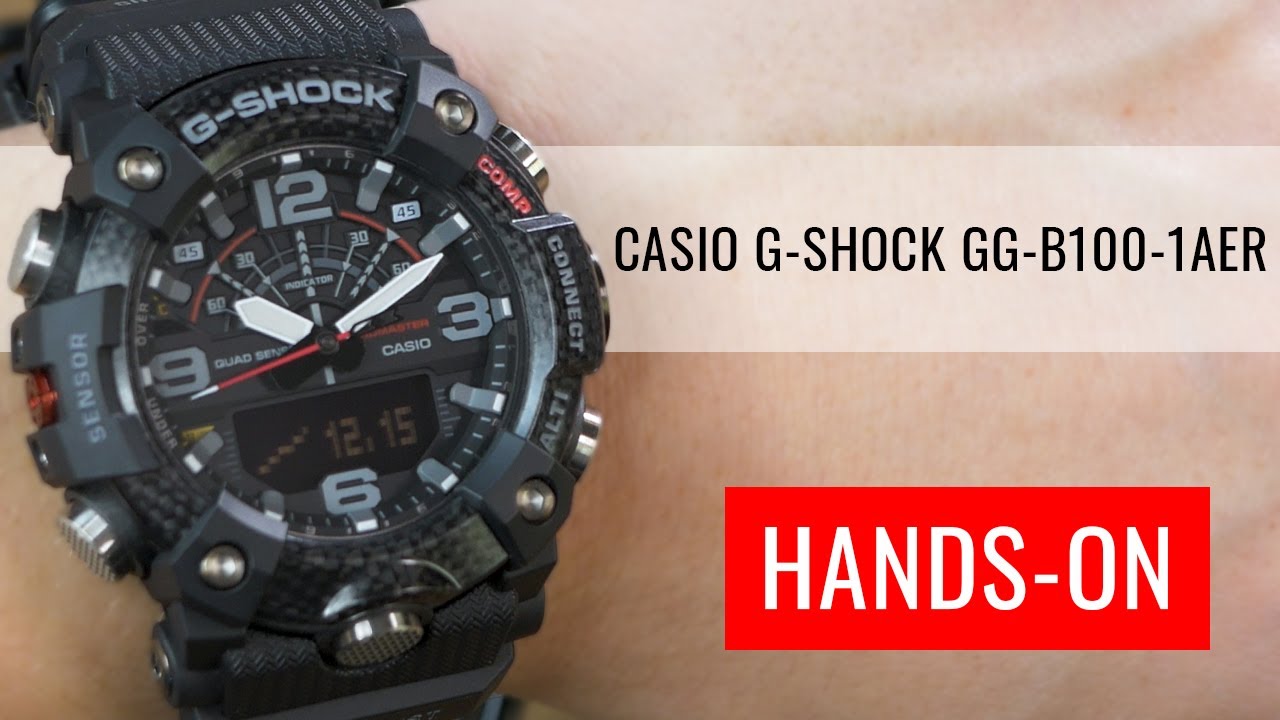 HANDS-ON: Casio G-Shock Mudmaster GG-B100-1AER Carbon Core Guard