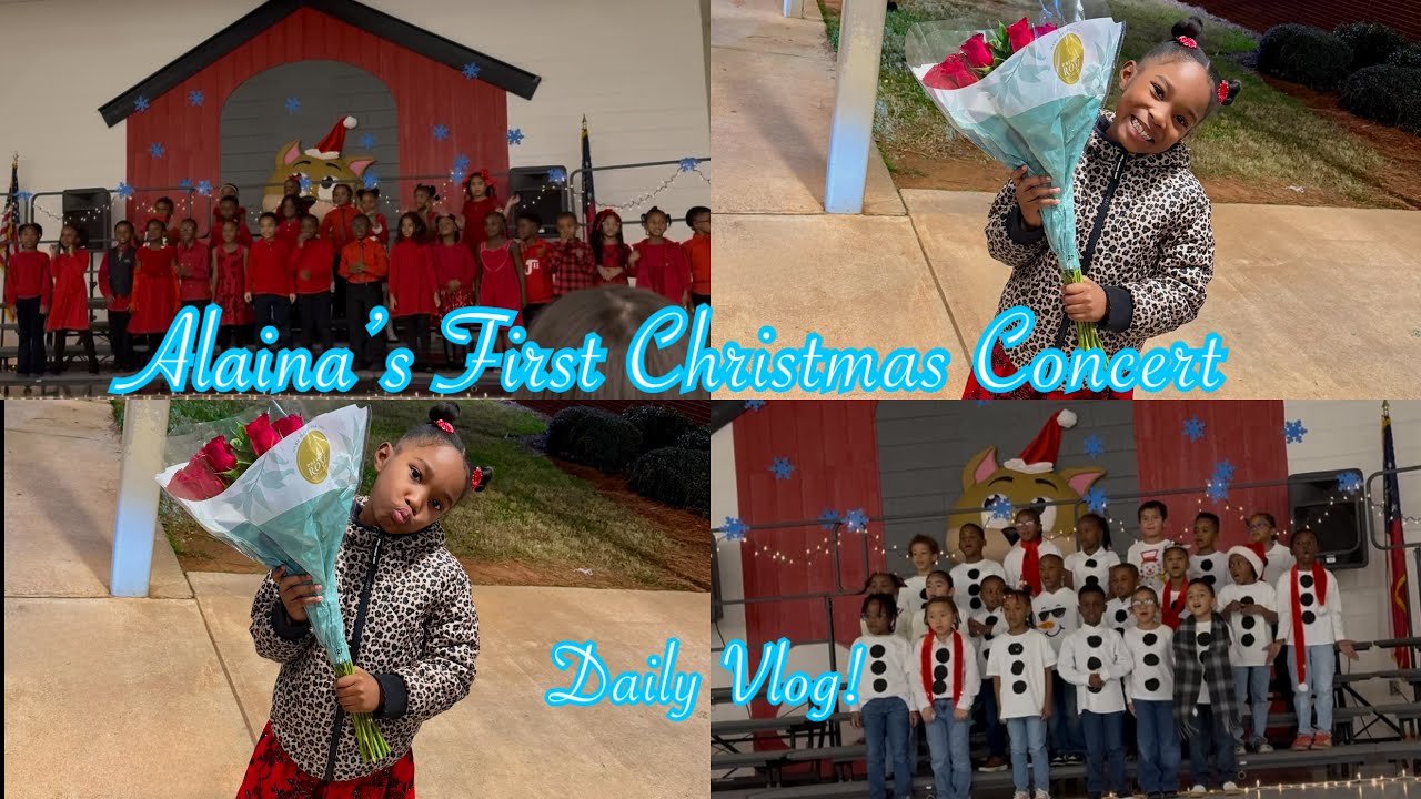 Первый рождественский концерт Алайны + GRUM | Vlogmas!