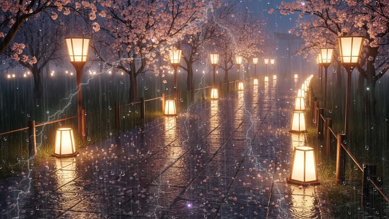 Deep Sleep Rain Sounds 🌧️ 1 Hour Calm Atmosphere