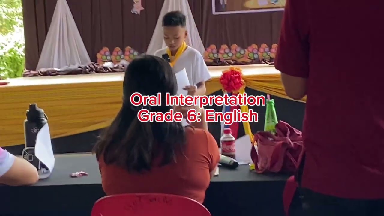 READ-A-THON : ORAL READING INTERPRETATION | Grade 6 (District Level)