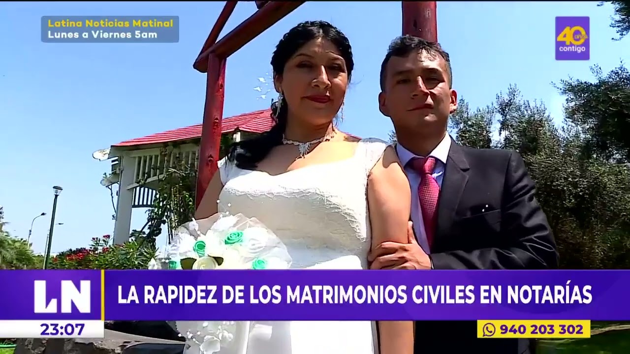🔴 La rapidez de los matrimonios civiles en notar&iacute;as