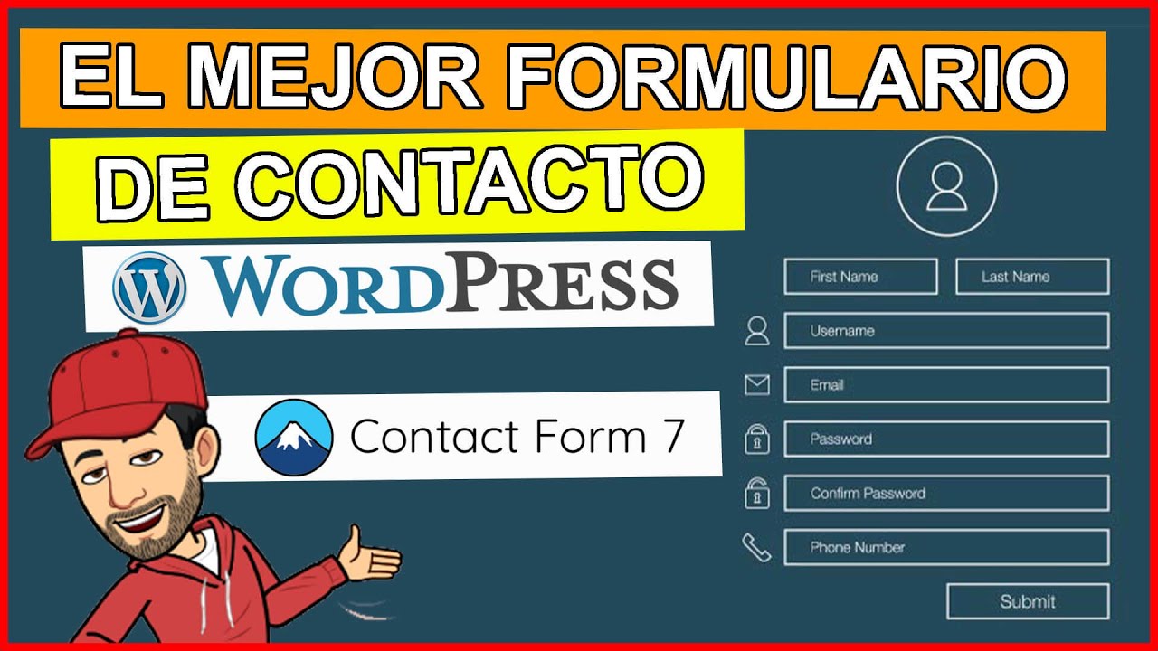 🖐️ Como crear el mejor formulario de contacto con contact form, wordpress 56, tutorial español.
