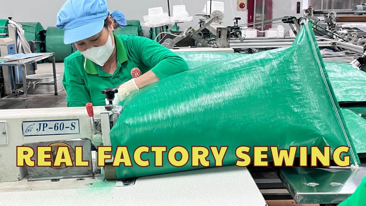 Reliable PP Woven Bag Manufacturer Vietnam | Automatic Bottom Sewing to Final Stitching