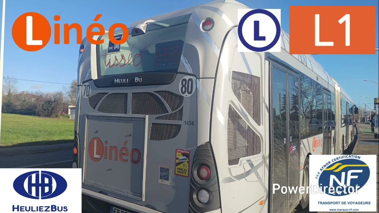 TISSÉO TRAJET SOUND 🔊 SUR LA LIGNE LINEO L1 🟧ENTRE JEAN JAURÈS & NOLLET SUR UN HEULIEZBUS GX 437 HYB