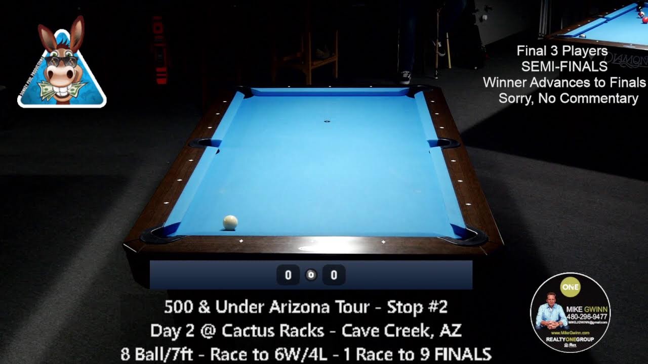 Day 2 - 500 & Under Arizona Tour - Stop #2 @ Cactus Racks - Cave Creek, AZ 8 Ball/7ft