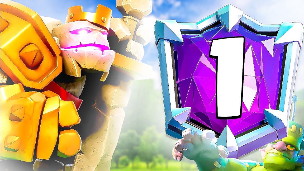 Road To Top Ladder With Best Golem deck