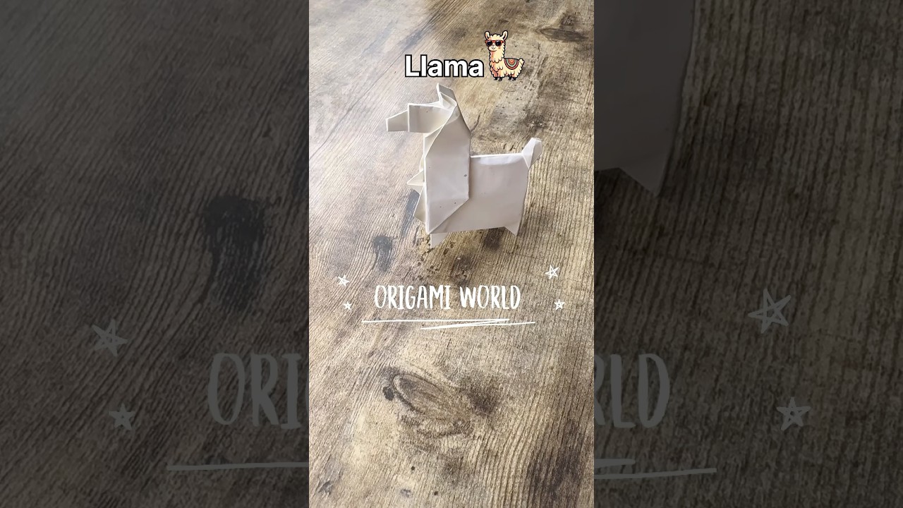 Cool Origami Llama Tutorial Step By Step | How to Make Origami Llama Easy Craft | DIY Paper Alpaca