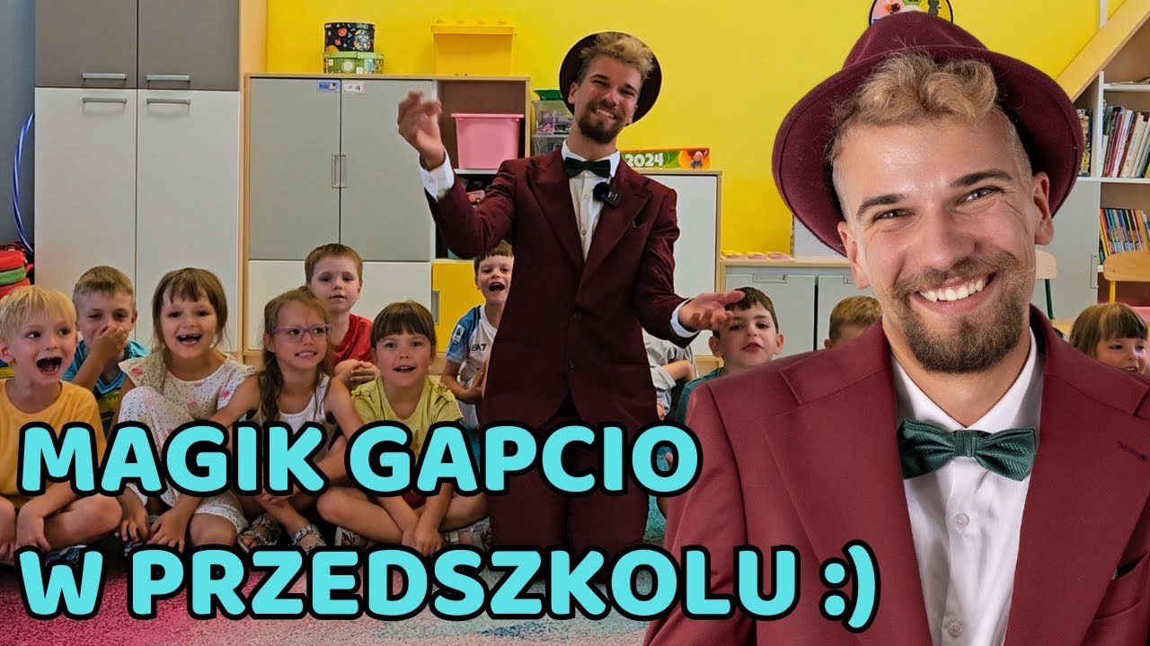 Iluzjonista w przedszkolu - Magik Gapcio