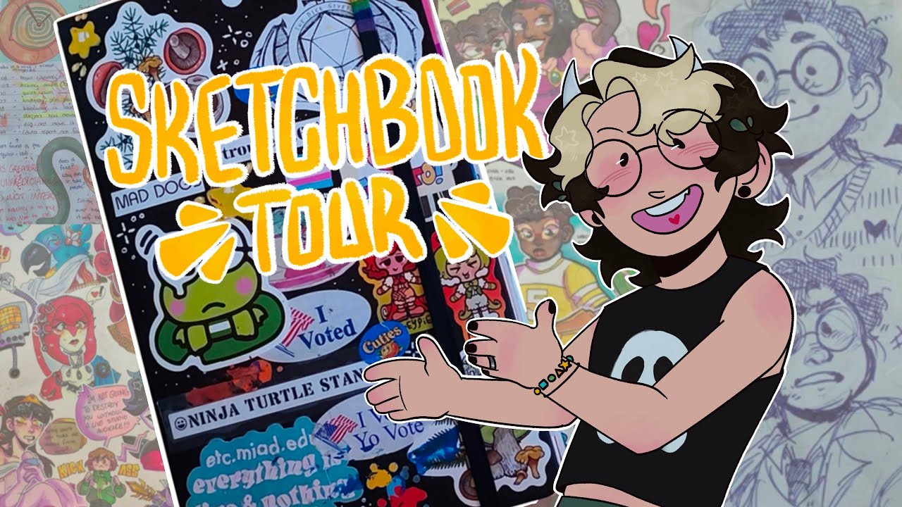 sketchbook tour! (2022 - 2023)